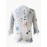 Floral Print Button Front T-shirt - Casual Flared Sleeve Top for Women - Spring & Fall Fashion